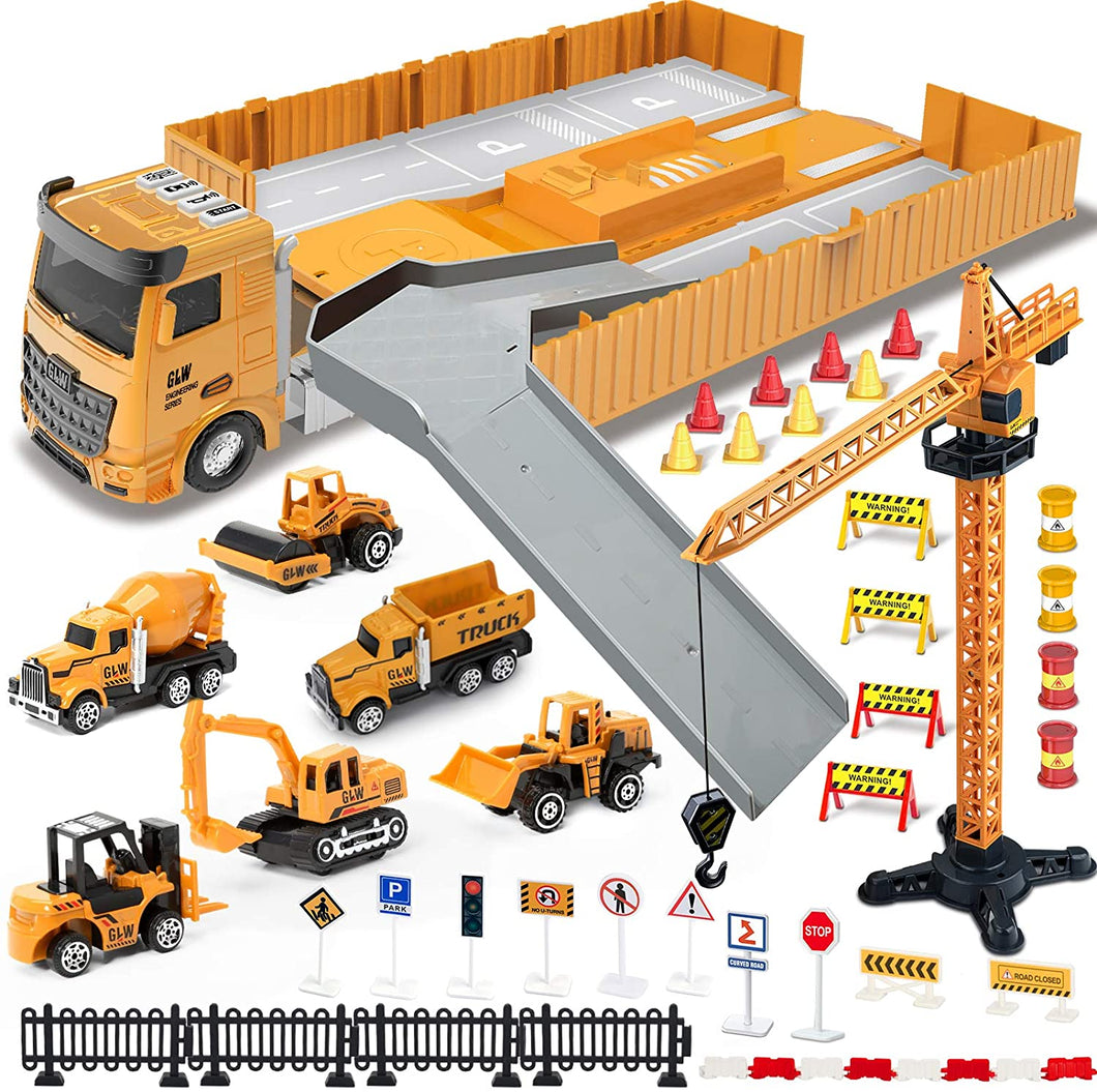Construction Truck Car Toys Set