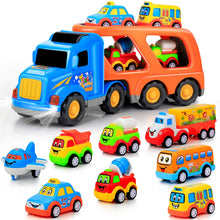 Load image into Gallery viewer, 9 pcs Cars Toys for 1 2 3 4 5 Years Old Toddlers
