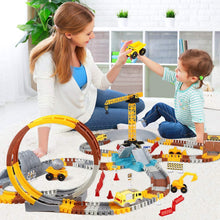Load image into Gallery viewer, 226pcs Construction Themed Race Tracks Set
