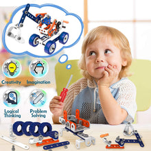Load image into Gallery viewer, 12-in-1 STEM Building Blocks Toy Set with Storage Kit
