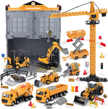 Load image into Gallery viewer, Construction Truck Toys with Crane for 2 4 5 6 Years Old Boys
